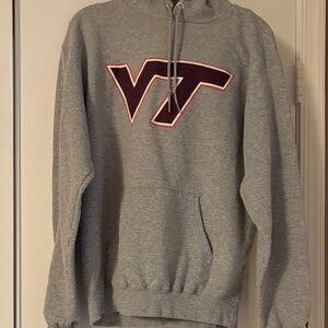 Virginia Tech Champion Eco Authentic Gray Hoodie